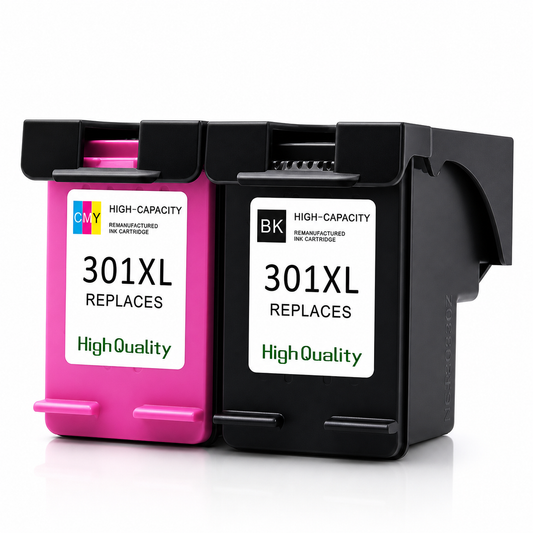 Cartucce HP 301XL Compatibili Nero + Colore | Kit 2 Alta Capacità