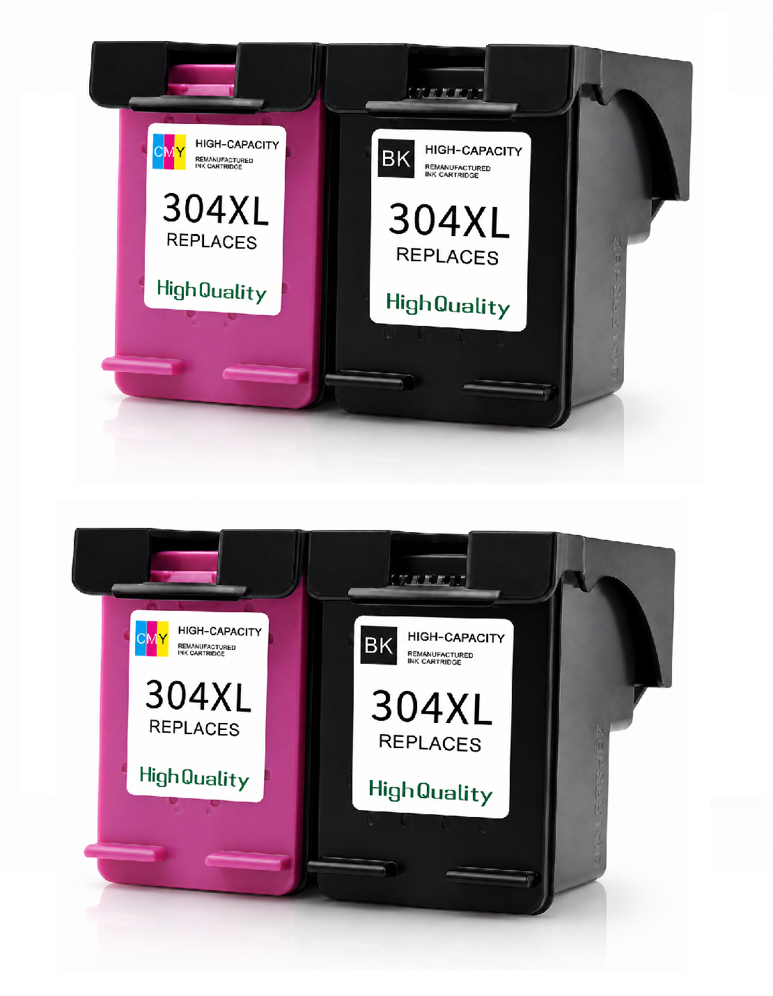 Cartucce HP 304XL Compatibili Nero + Colore | Kit 2 Alta Capacità