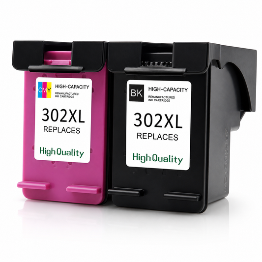 Cartucce HP 302XL Compatibili Nero + Colore | Kit 2 Alta Capacità